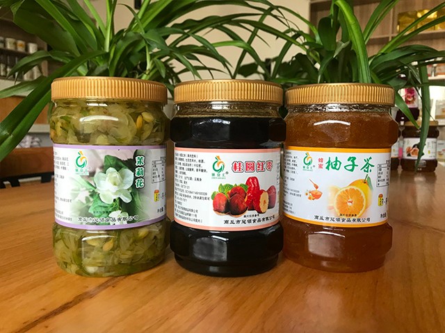 茉莉花花茶、桂圓紅棗花茶、柚子花茶